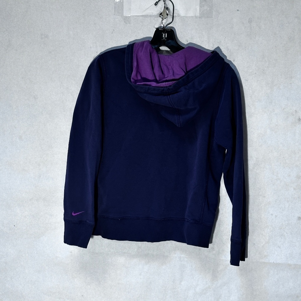 NIKE Sporty Athletic Purple Zip Up Women's Basketball Hoodie - Picture 5 of 6